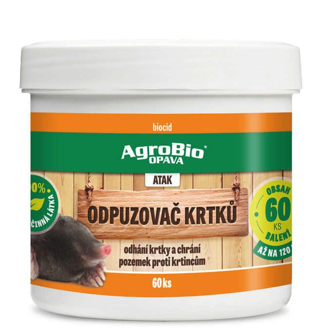 ATAK Odpuzovač krtků 60ks