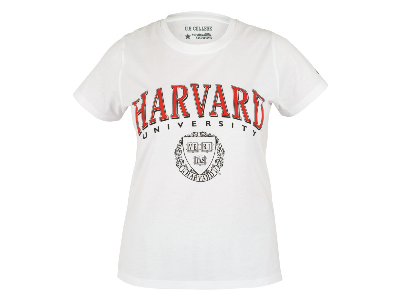 Dámské triko US College Sports (Harvard/bílá, M)