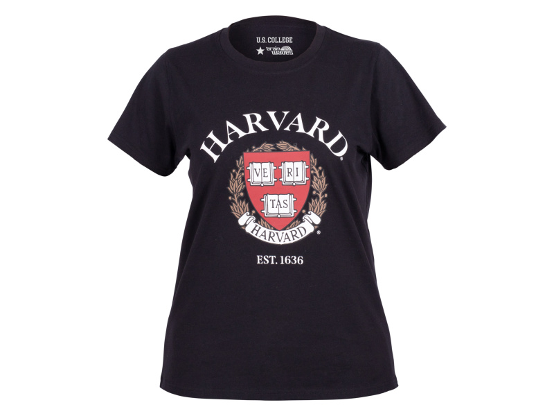 Dámské triko US College Sports (Harvard/černá, L)