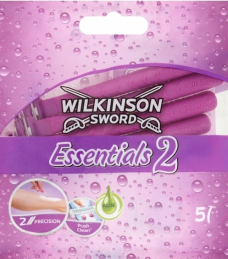 Wilkinson Sword Essentials 2 jednorázová holítka pro ženy 5 ks