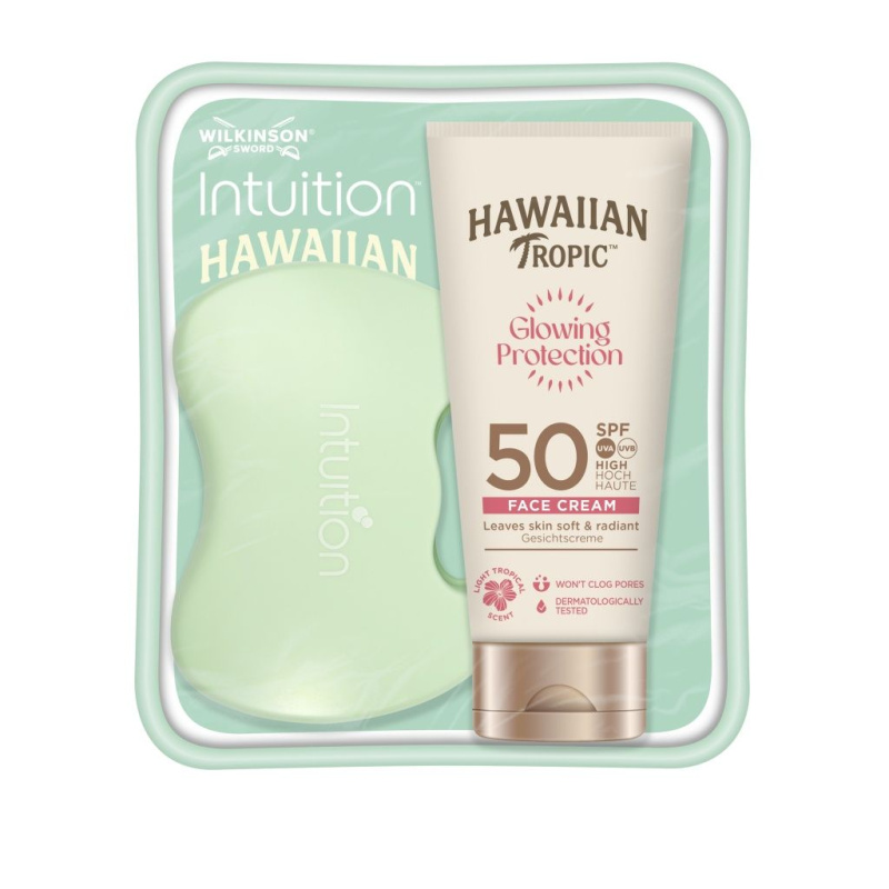 Hawaiian Tropic x Wilkinson Sword Essential Giftset cestovní sada