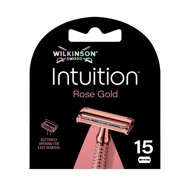 Wilkinson Sword Intuition Rose Gold Blades náhradní břity 15 ks