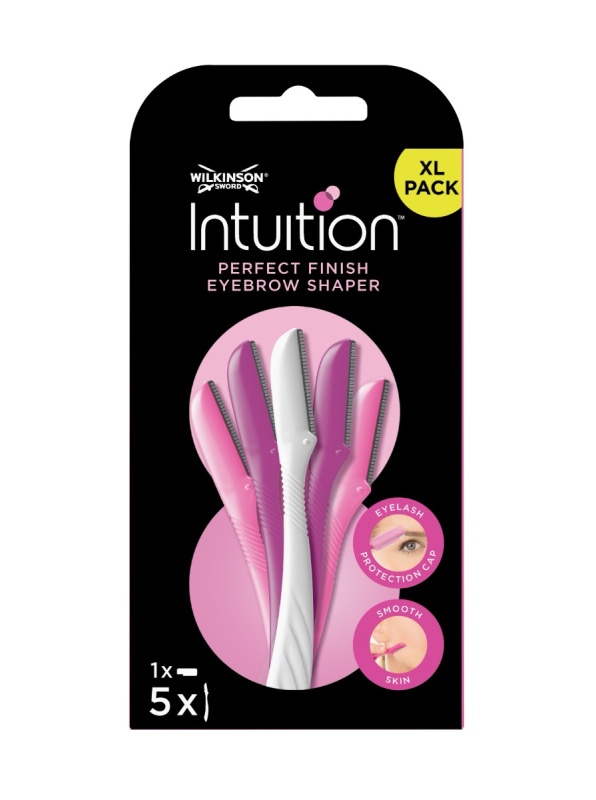 Wilkinson Sword Intuition Perfect Finish Eyebrow Shaper břitva na obočí 5 ks