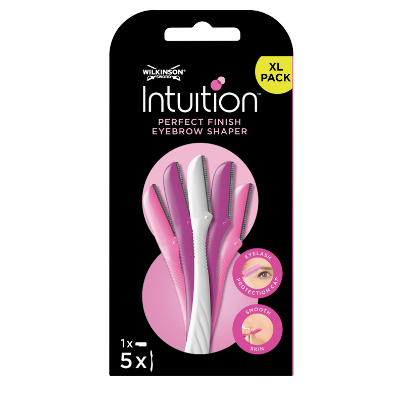 Wilkinson Sword Intuition Perfect Finish Eyebrow Shaper břitva na obočí 5 ks
