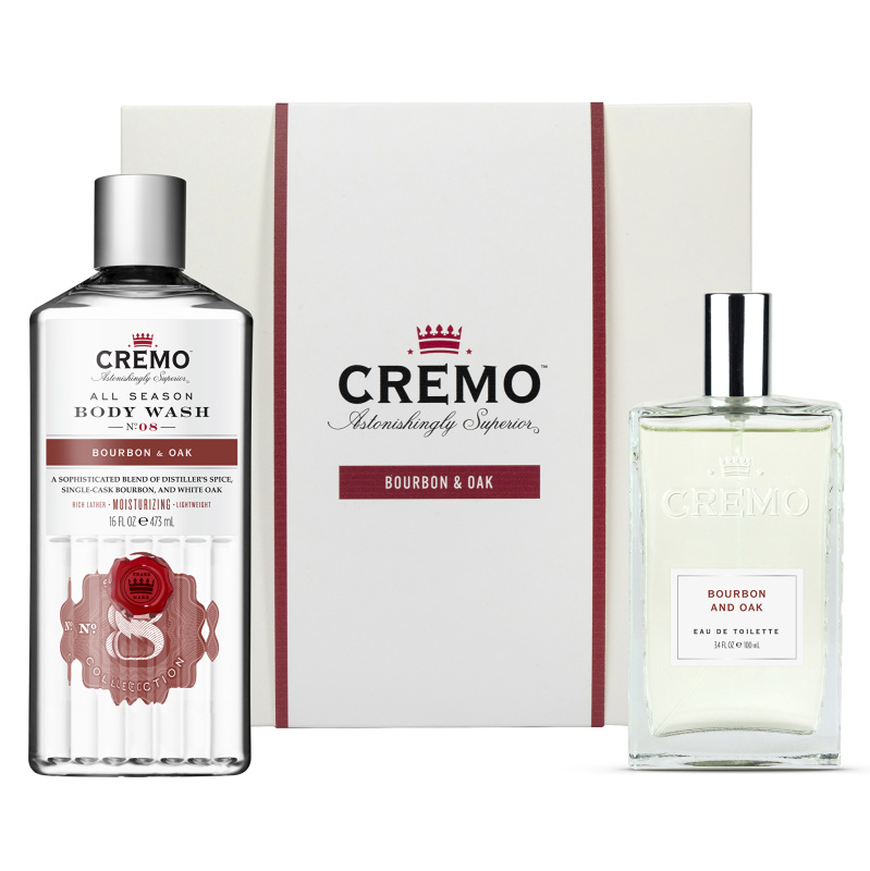 Cremo Set Bourbon and Oak dárková sada pro muže