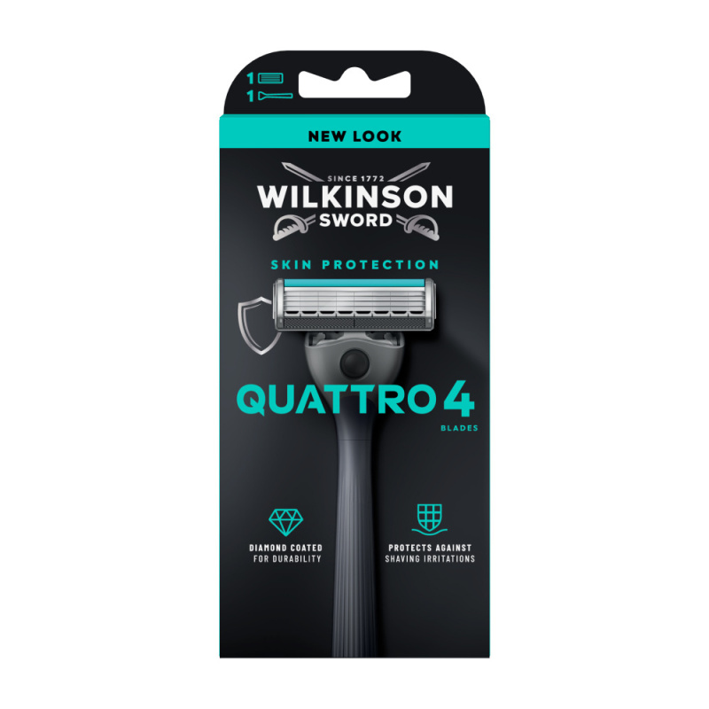 Wilkinson Sword Quattro Men's Razor holicí strojek pro muže 1 ks