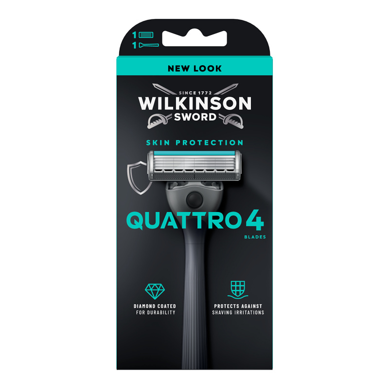 Wilkinson Sword Quattro Men's Razor holicí strojek pro muže 1 ks