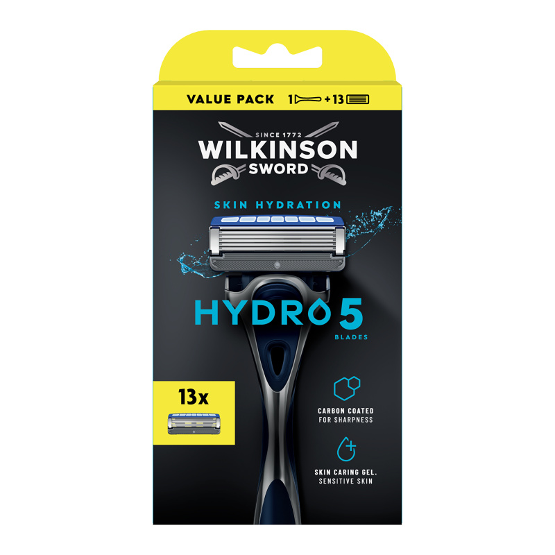 Wilkinson Sword Hydro5 Skin Protection Regular holicí strojek + náhradní hlavice 13 ks