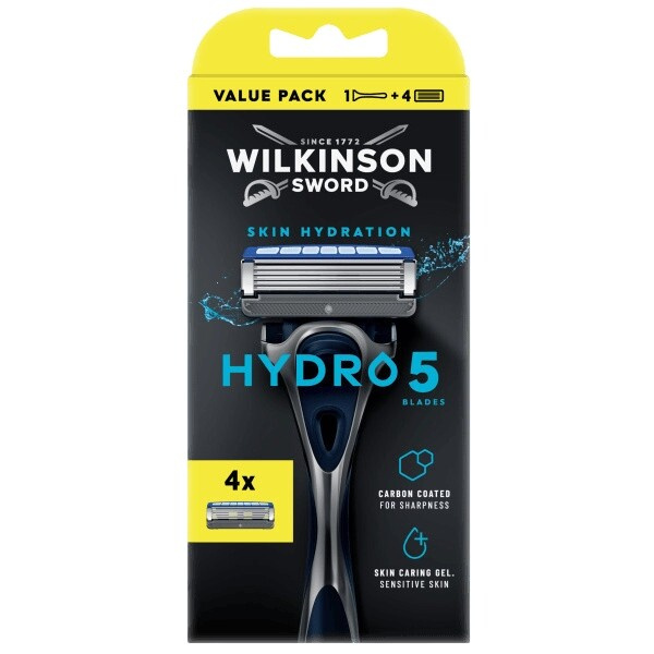 Wilkinson Sword Hydro5 holicí strojek + náhradní hlavice 4 ks