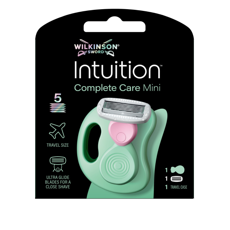 Wilkinson Sword Intuition Complete Mini cestovní holicí strojek s pouzdrem 1 ks