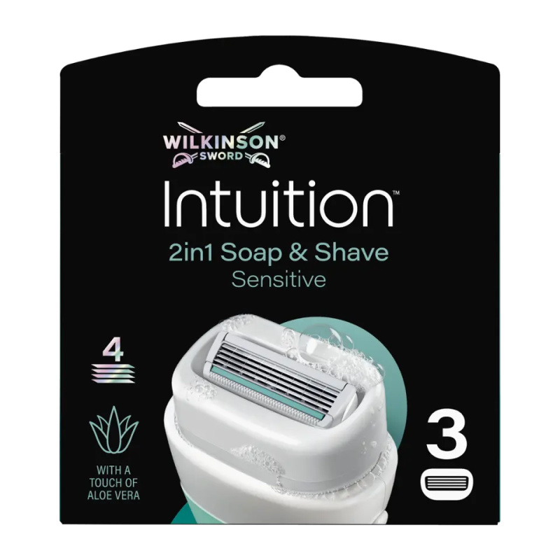 Wilkinson Sword Intuition Sensitive Care náhradní břity 3 ks