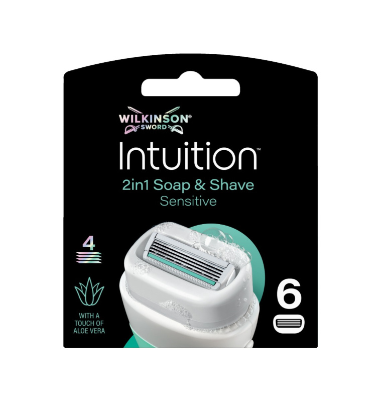 Wilkinson Sword Intuition Sensitive Care náhradní hlavice 6 ks
