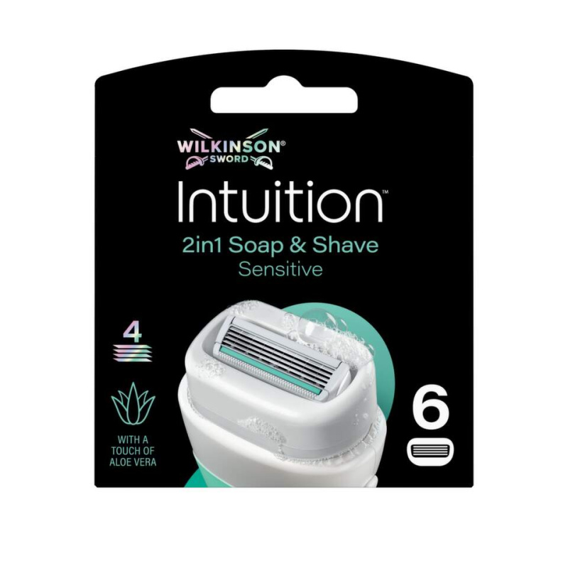 Wilkinson Sword Intuition Sensitive Care náhradní hlavice 6 ks