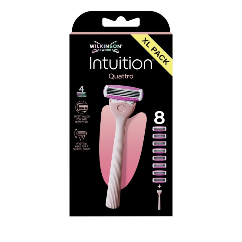 Wilkinson Sword Intuition Quattro holicí strojek + náhradní břity 5 ks