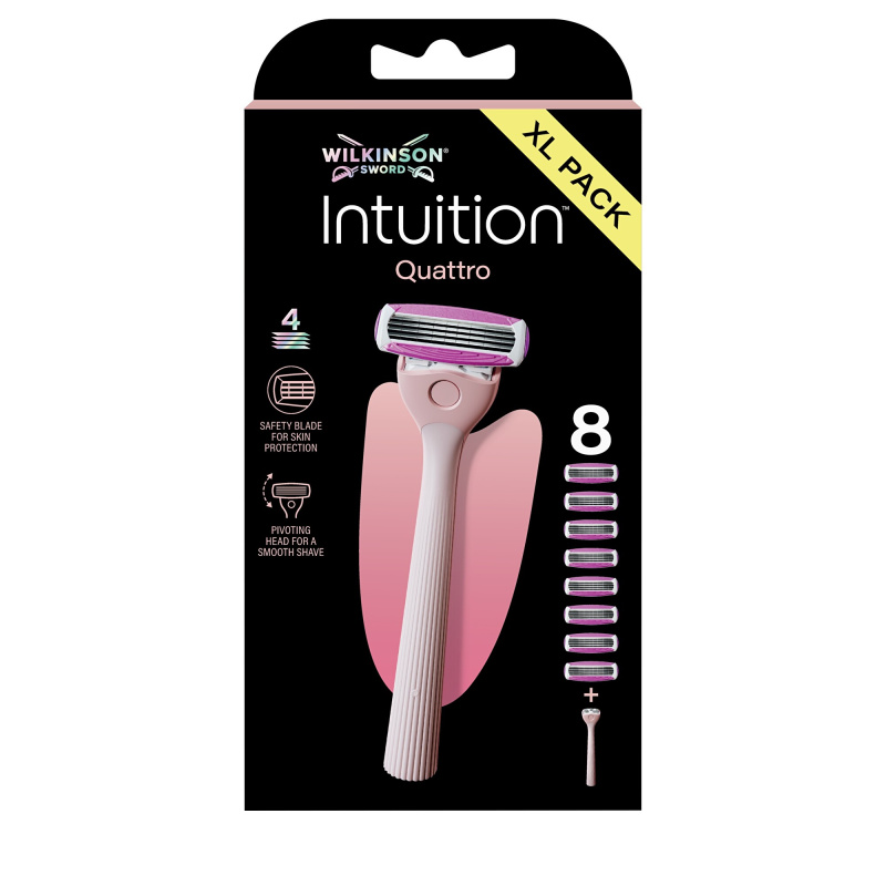 Wilkinson Sword Intuition Quattro holicí strojek + náhradní břity 5 ks