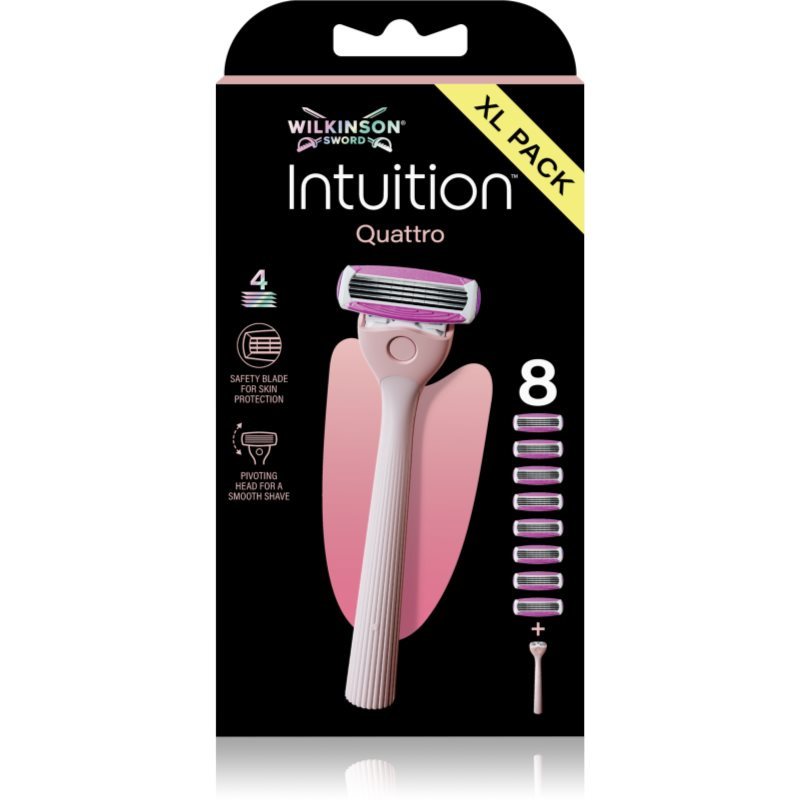 Wilkinson Sword Intuition Quattro holicí strojek + náhradní břity 5 ks