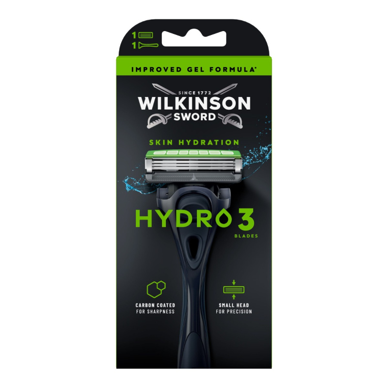 Wilkinson Sword Hydro3 Skin Protection Black Edition holicí strojek 1 ks