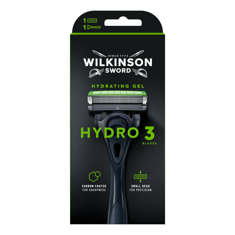 Wilkinson Sword Hydro3 Skin Protection Black Edition holicí strojek 1 ks