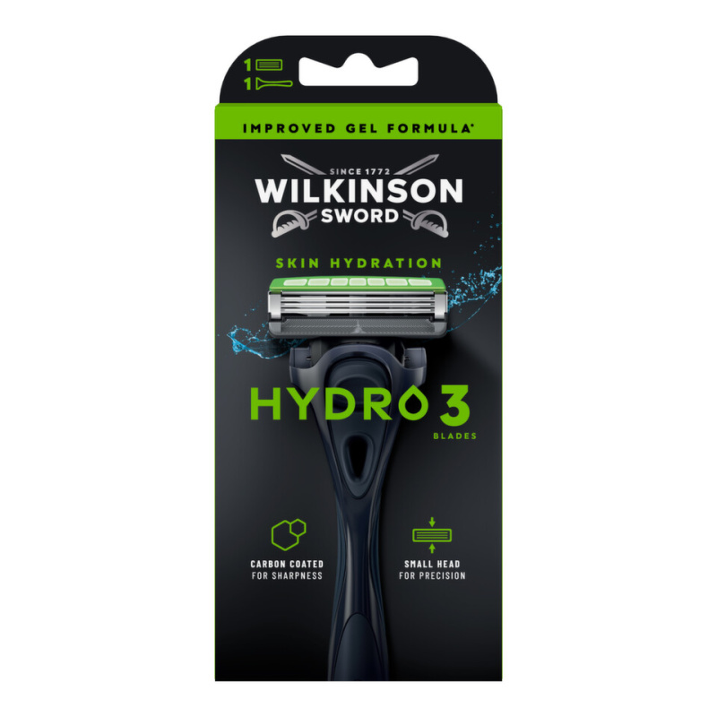 Wilkinson Sword Hydro3 Skin Protection Black Edition holicí strojek 1 ks