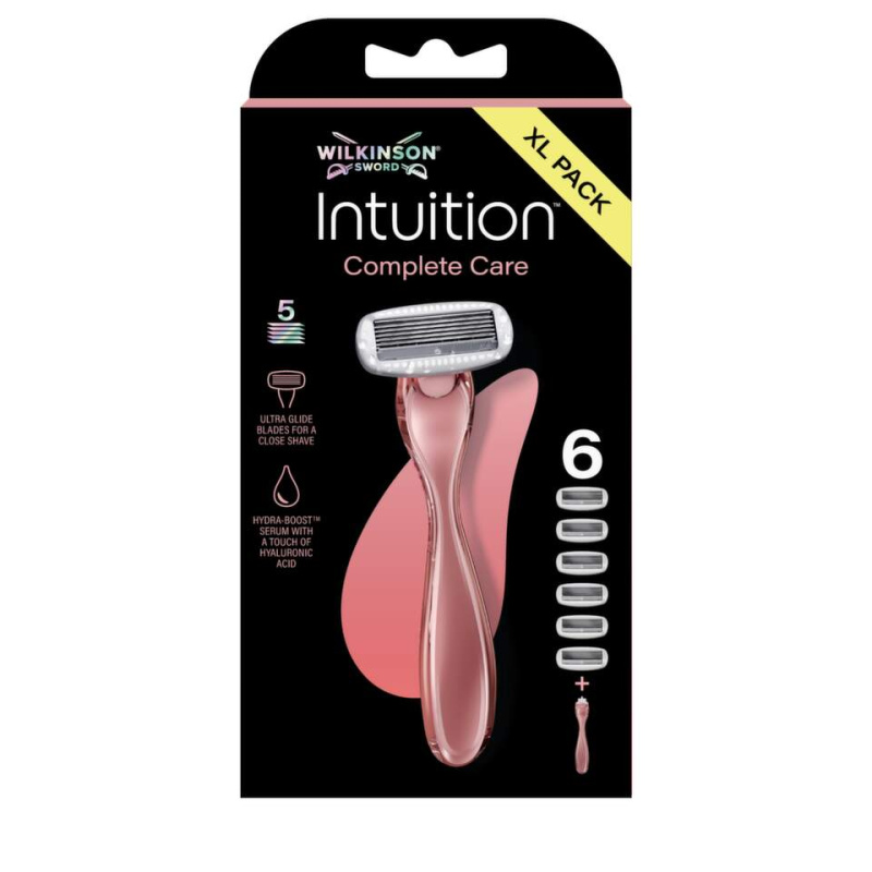 Wilkinson Sword Intuition Complete holicí strojek + náhradní hlavice 6 ks