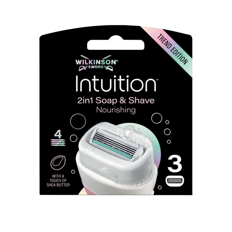 Wilkinson Sword Intuition 2in1 Shea Butter náhradní břity 3 ks