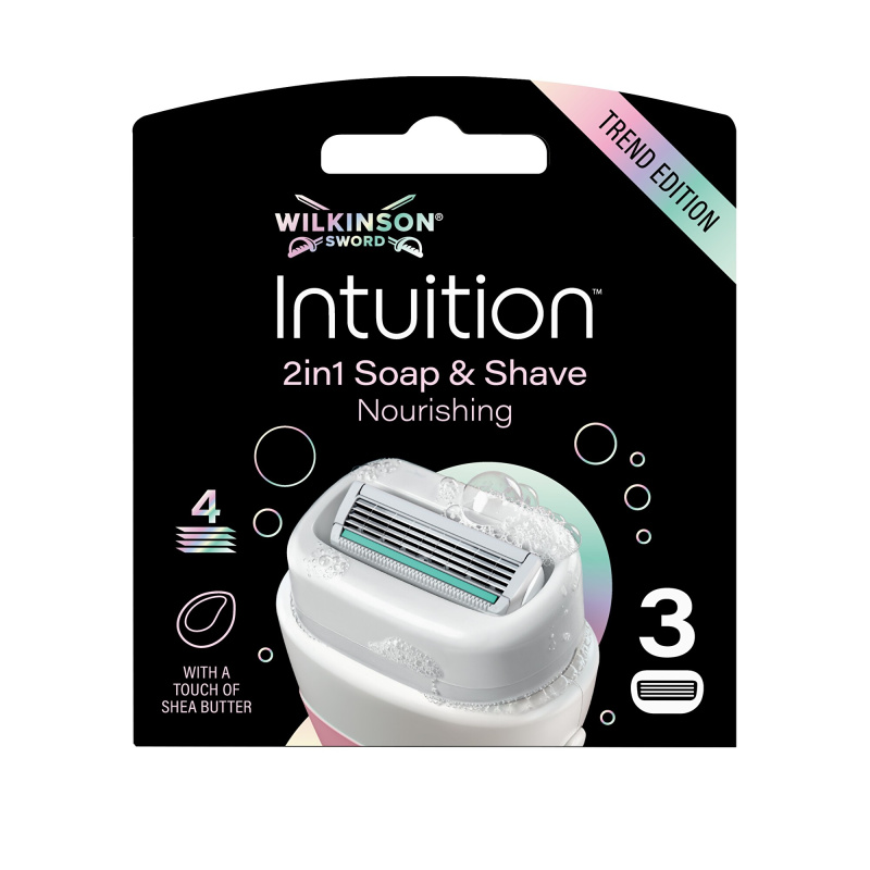 Wilkinson Sword Intuition 2in1 Shea Butter náhradní břity 3 ks