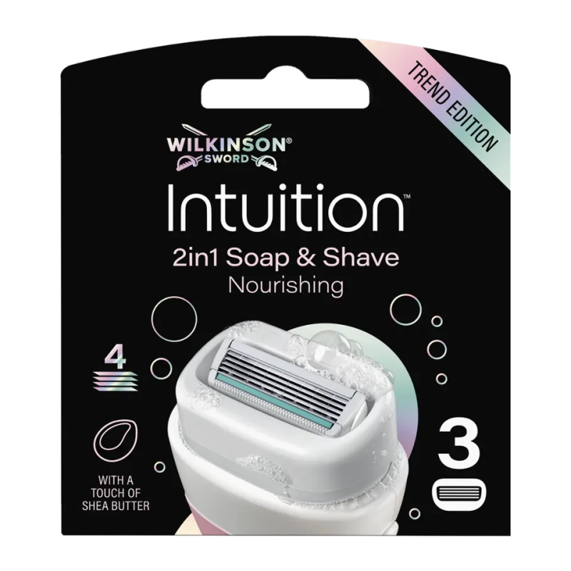 Wilkinson Sword Intuition 2in1 Shea Butter náhradní břity 3 ks