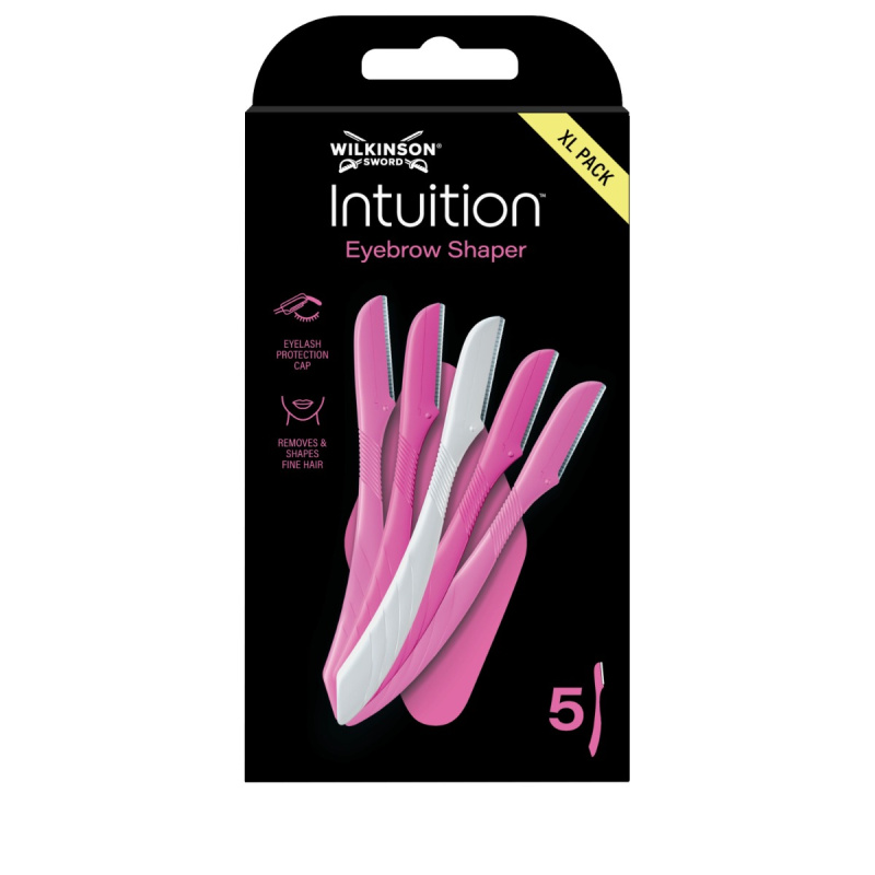 Wilkinson Sword Intuition Perfect Finish Eyebrow Shaper břitva na obočí 5 ks