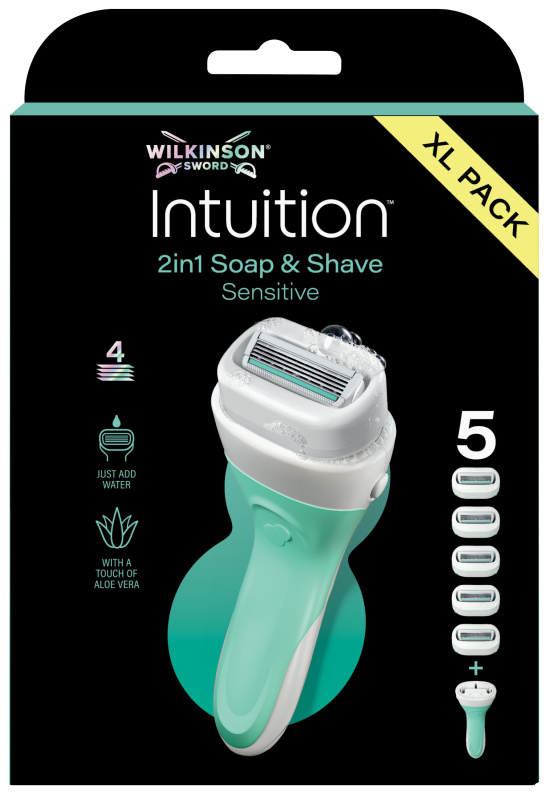Wilkinson Sword Intuition Sensitive holicí strojek + náhradní hlavice 5 ks