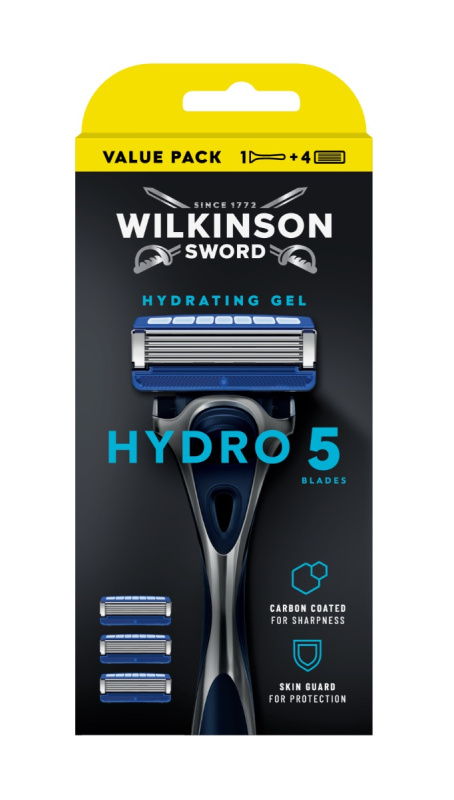 Wilkinson Sword Hydro5 holicí strojek + náhradní hlavice 4 ks