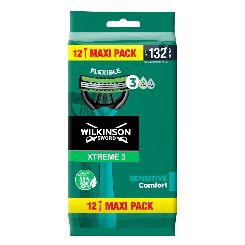 Wilkinson Sword Xtreme 3 Sensitive Comfort jednorázová holítka pro muže 12 ks