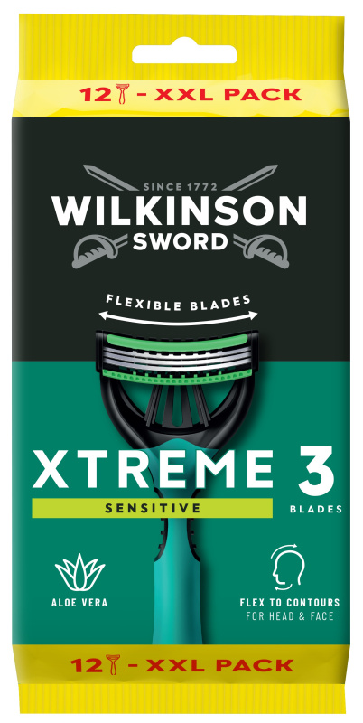 Wilkinson Sword Xtreme 3 Sensitive Comfort jednorázová holítka pro muže 12 ks