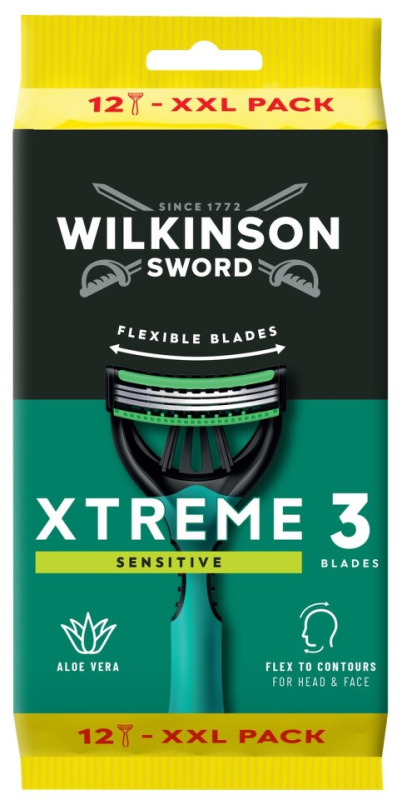 Wilkinson Sword Xtreme 3 Sensitive Comfort jednorázová holítka pro muže 12 ks