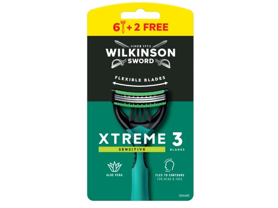 Wilkinson Sword Xtreme 3 Sensitive Comfort jednorázová holítka pro muže 8 ks