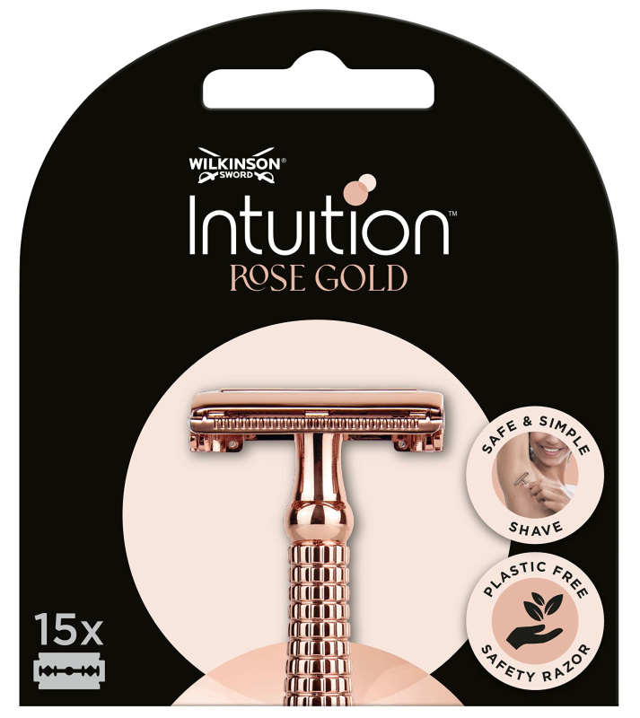 Wilkinson Sword Intuition Rose Gold Blades náhradní břity 15 ks