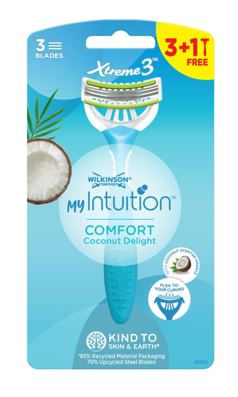 Wilkinson Sword Xtreme 3 Comfort Coconut Delight jednorázová holítka s kokosem 4 ks
