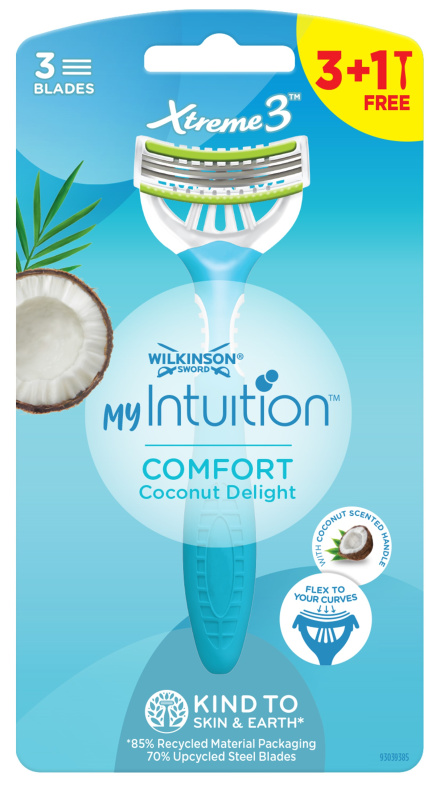 Wilkinson Sword Xtreme 3 Comfort Coconut Delight jednorázová holítka s kokosem 4 ks