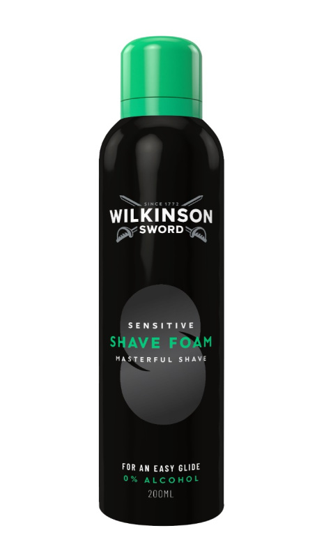 Wilkinson Sword Sensitive Shave Foam pěna na holení pro muže 200 ml