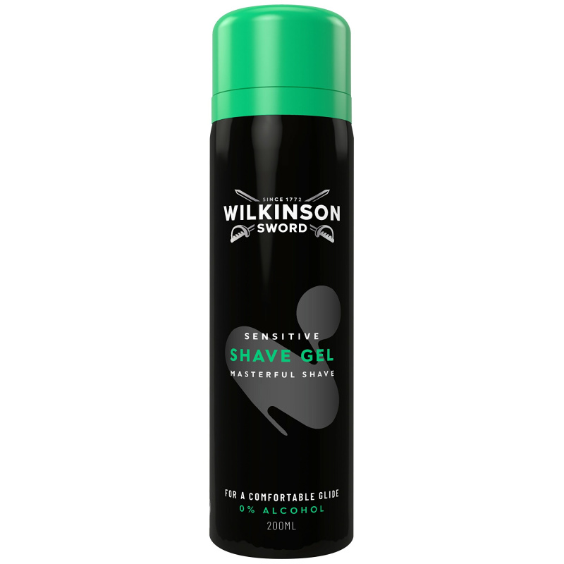 Wilkinson Sword Sensitive Shave Gel pěnivý gel na holení pro muže 200 ml