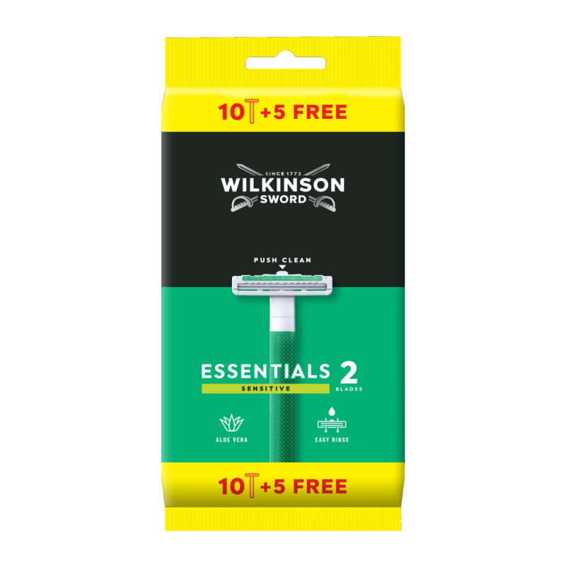 Wilkinson Sword Extra 2 Sensitive jednorázový holicí strojek 15 ks