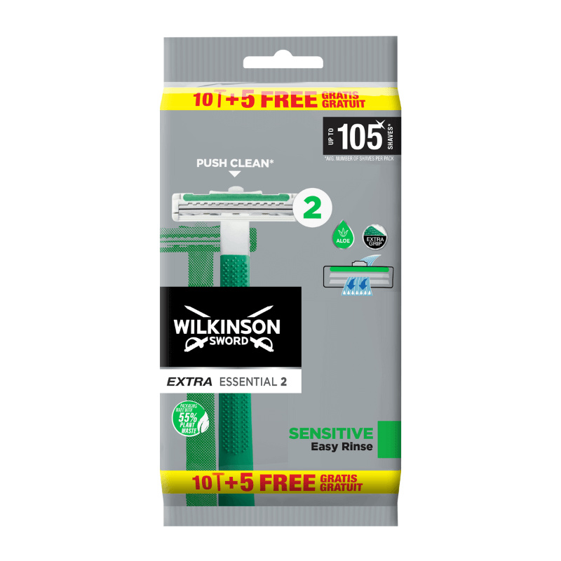 Wilkinson Sword Extra 2 Sensitive jednorázový holicí strojek 15 ks