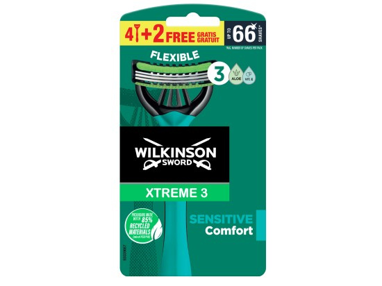 Wilkinson Sword Xtreme 3 Sensitive jednorázová holítka 6 ks