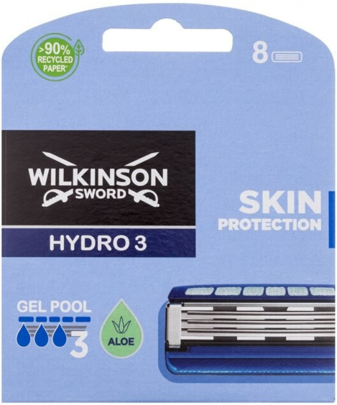 Wilkinson Sword Hydro3 Blades náhradní hlavice 8 ks