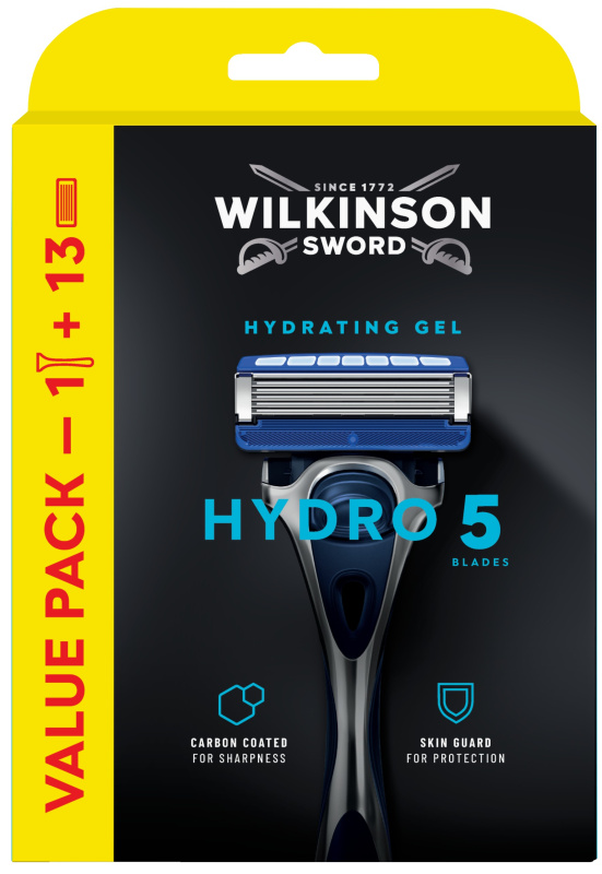 Wilkinson Sword Hydro5 Skin Protection Regular holicí strojek + náhradní hlavice 13 ks