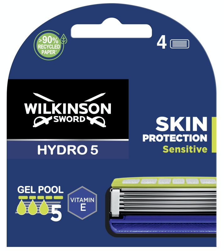 Wilkinson Sword Hydro5 Skin Protection Sensitive náhradní břity 4 ks