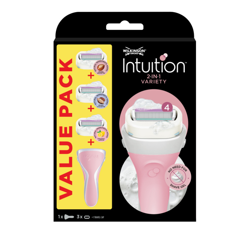 Wilkinson Sword Intuition Variety Edition sada na holení pro ženy