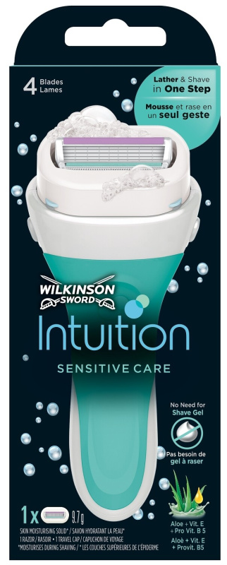 Wilkinson Intuition Sensitive Care holící strojek +1 náhradní hlavice
