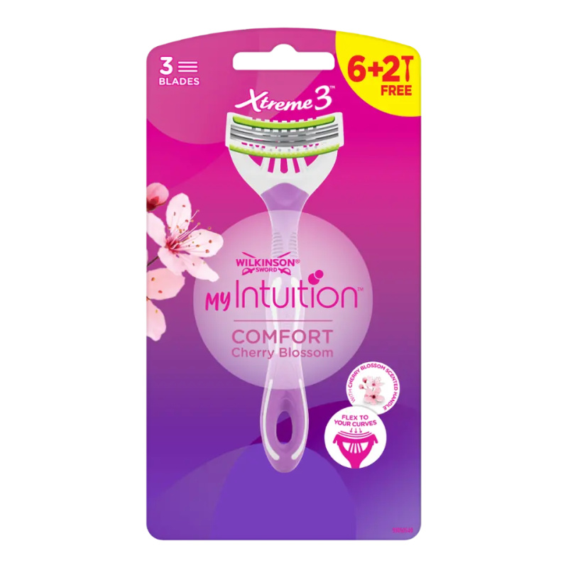 Wilkinson Sword Xtreme 3 Comfort Cherry Blossom jednorázová holítka 8 ks