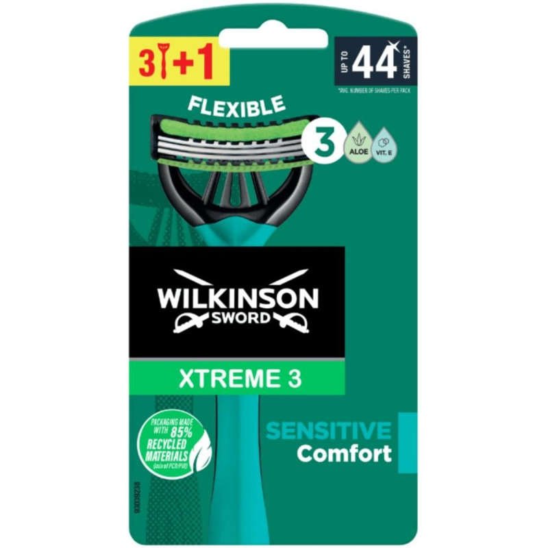 Wilkinson Xtreme3 Sensitive Comfort jednorázový holicí strojek