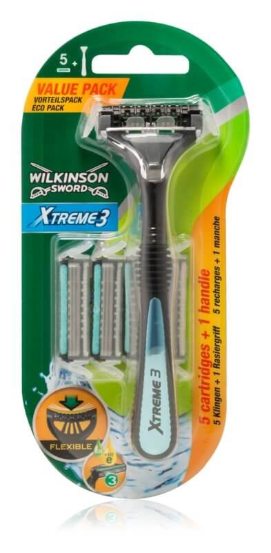 Wilkinson Sword Xtreme 3 Hybrid holicí strojek + náhradní hlavice 5 ks